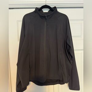 Athleta Black Lightweight Zip-Up Utility Jacket